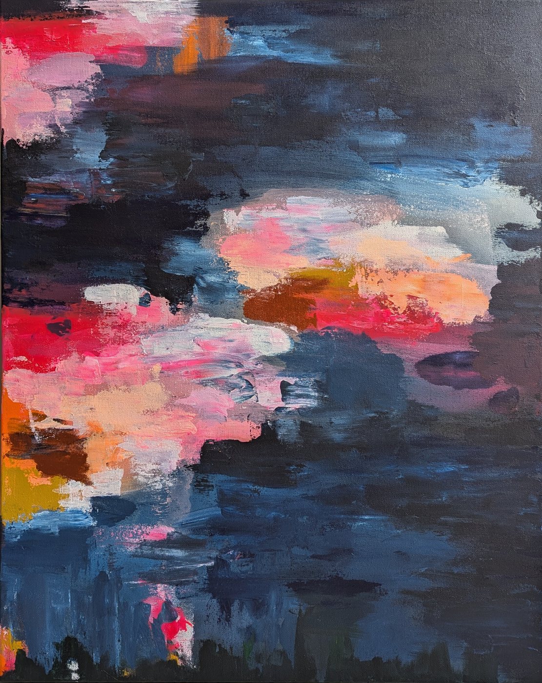 Afterglow – Duo of Statement Abstract Paintings, photo 2 of 5