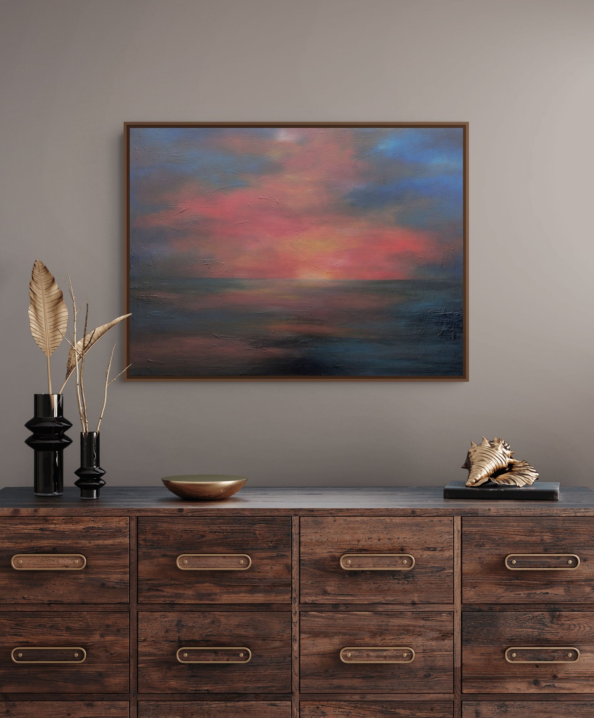 What The Sea Keeps shown in a room setting